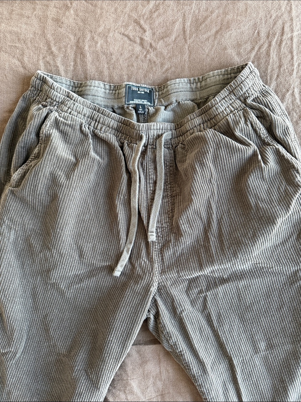 Todd Snyder Corduroy Drawstring Trousers